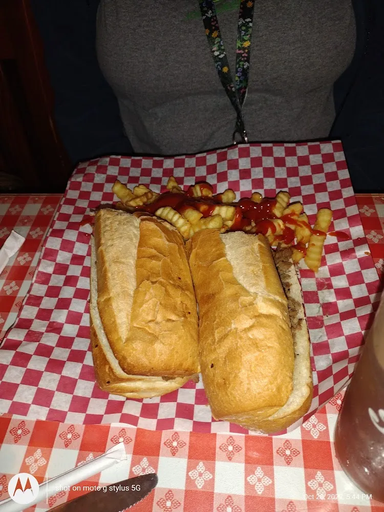 12 Inch Cheese Steak and Cheese Sub