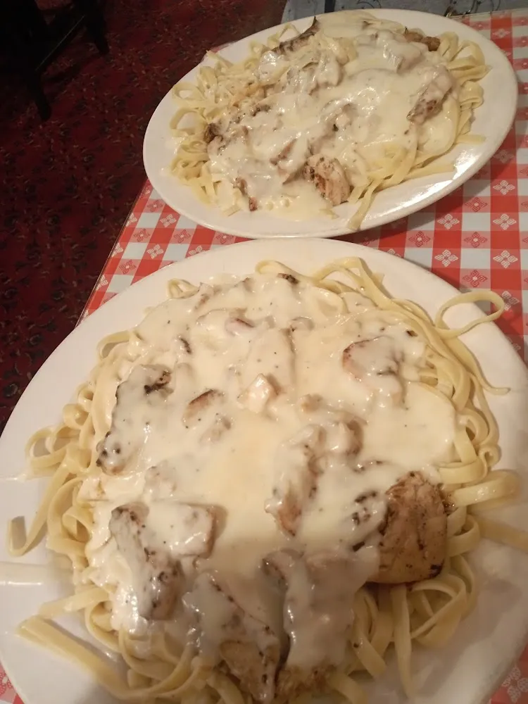 Fettuccine Alfredo with Grilled Chicken